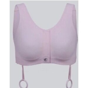Masthead Size XL Elizabeth pink surgical bra Style 042 Drain Rings New